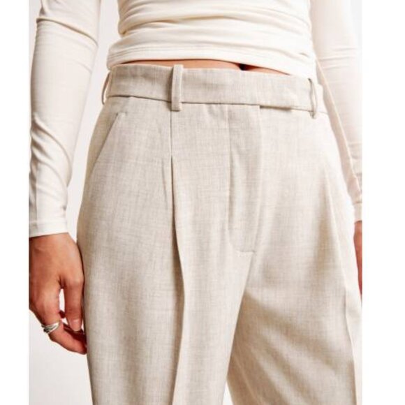 A&F Harper Tailored Ultra Wide Leg Pant - Size 29 (US 8) LONG - High Rise - Picture 5 of 7